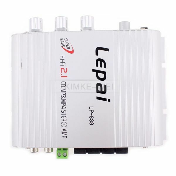 Mini Radio MP3 Stereo Car Bike Hi-Fi Amplifier 200W 12V