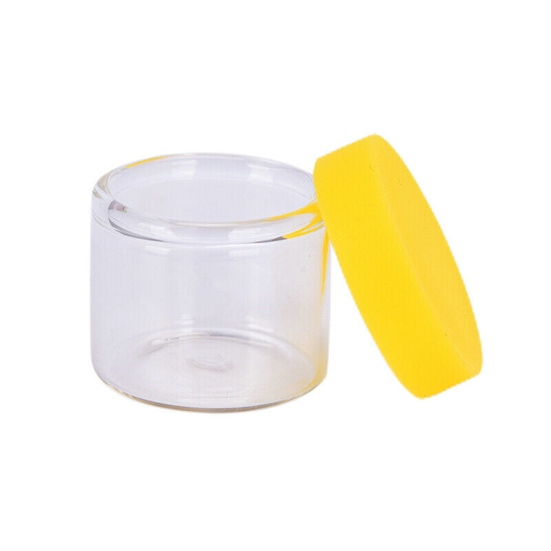 6ML Silicone Container Jar Glass Wax Oil Storage Lid Non-stick Mixed Col.l8