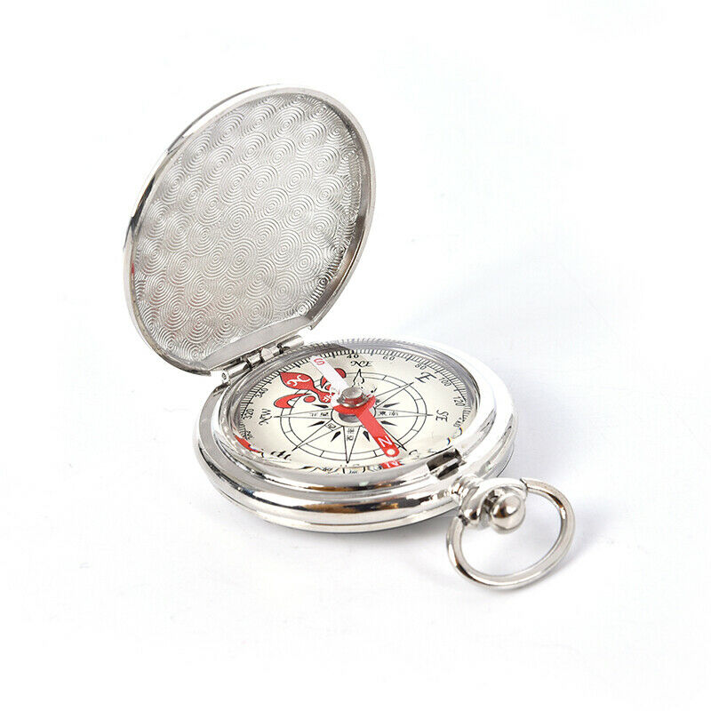 Pocket Watch Flip Compass Portable Hiking Navigation Compass Compass Key_jgM Tt