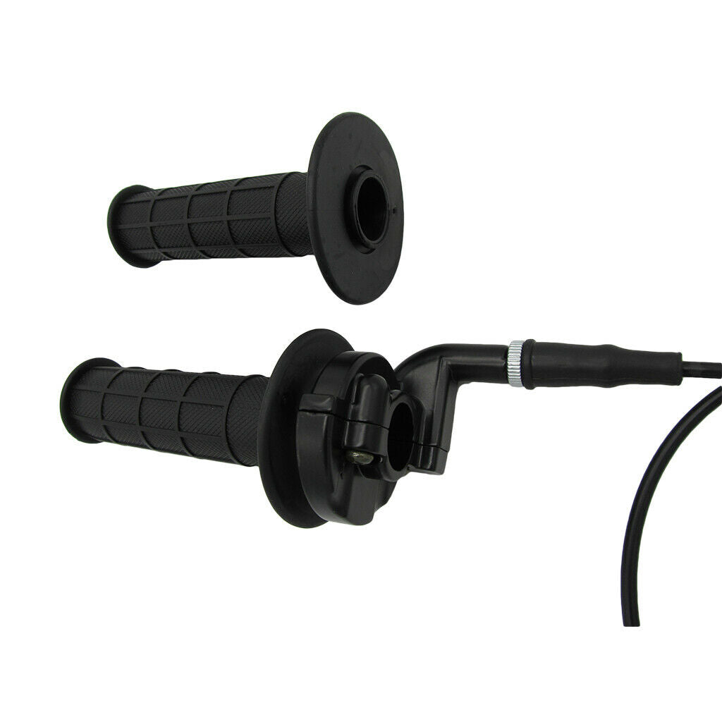 7/8" Hand Grips Twist Throttle Grip Cable Tube For 110-250cc Mini Dirt Bike