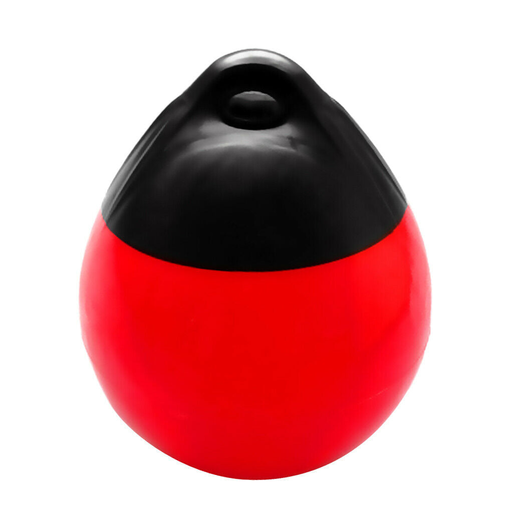 Marine Yacht Fender Premium PVC Bumper Dock Shield Protection Black & Red