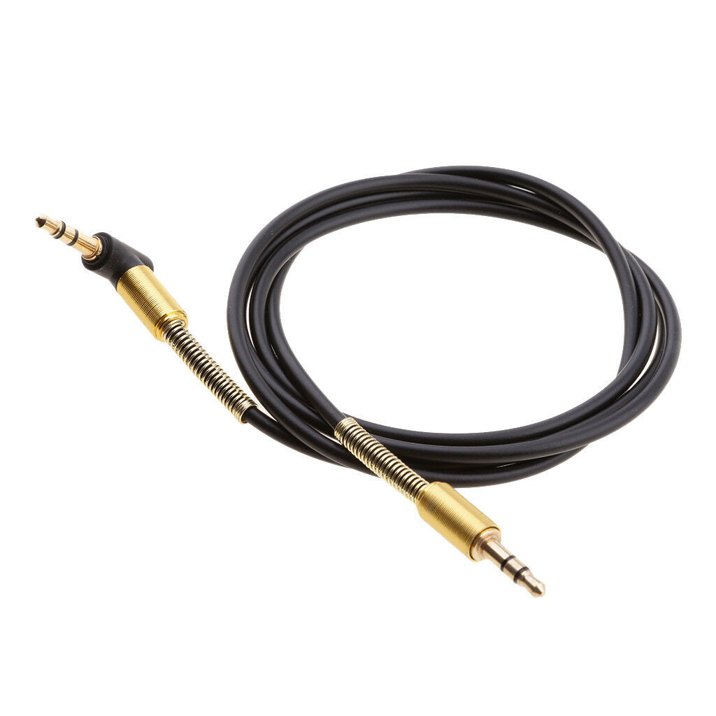 3.5mm Male to M Aux Cable Cord L-Shaped Right Angle Car Audio Headphone Jack