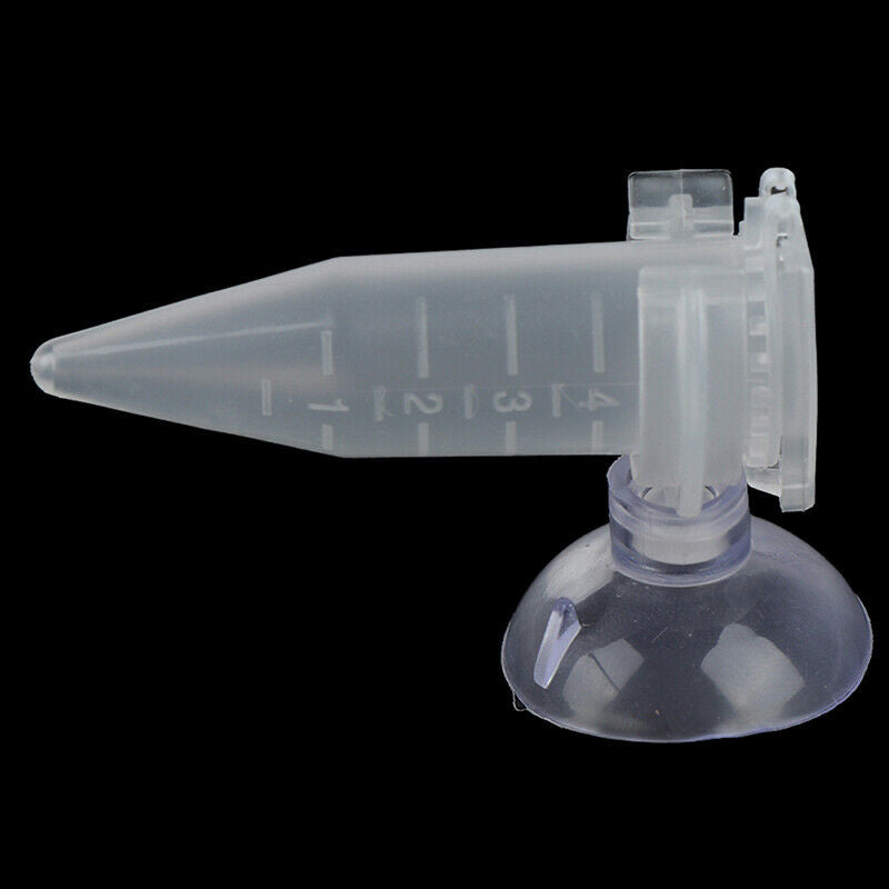 Automatic Fish Feeder Tapered Aquarium Worm Feeder Funnel Cup With Suctio.l8