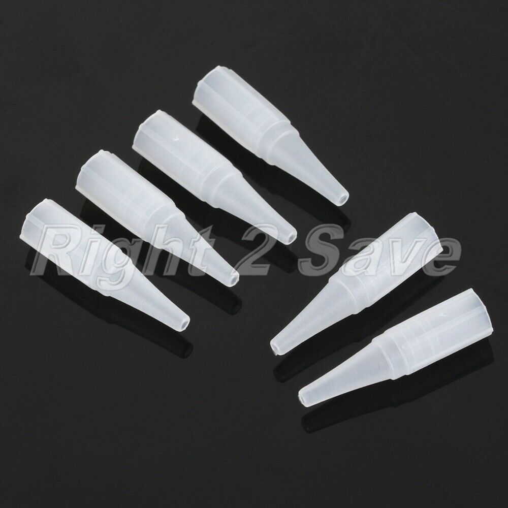 50pcs Tattoo Needle Tips Round Mouth 7R Permanent Eyebrow Tattoo Makeup Reusable