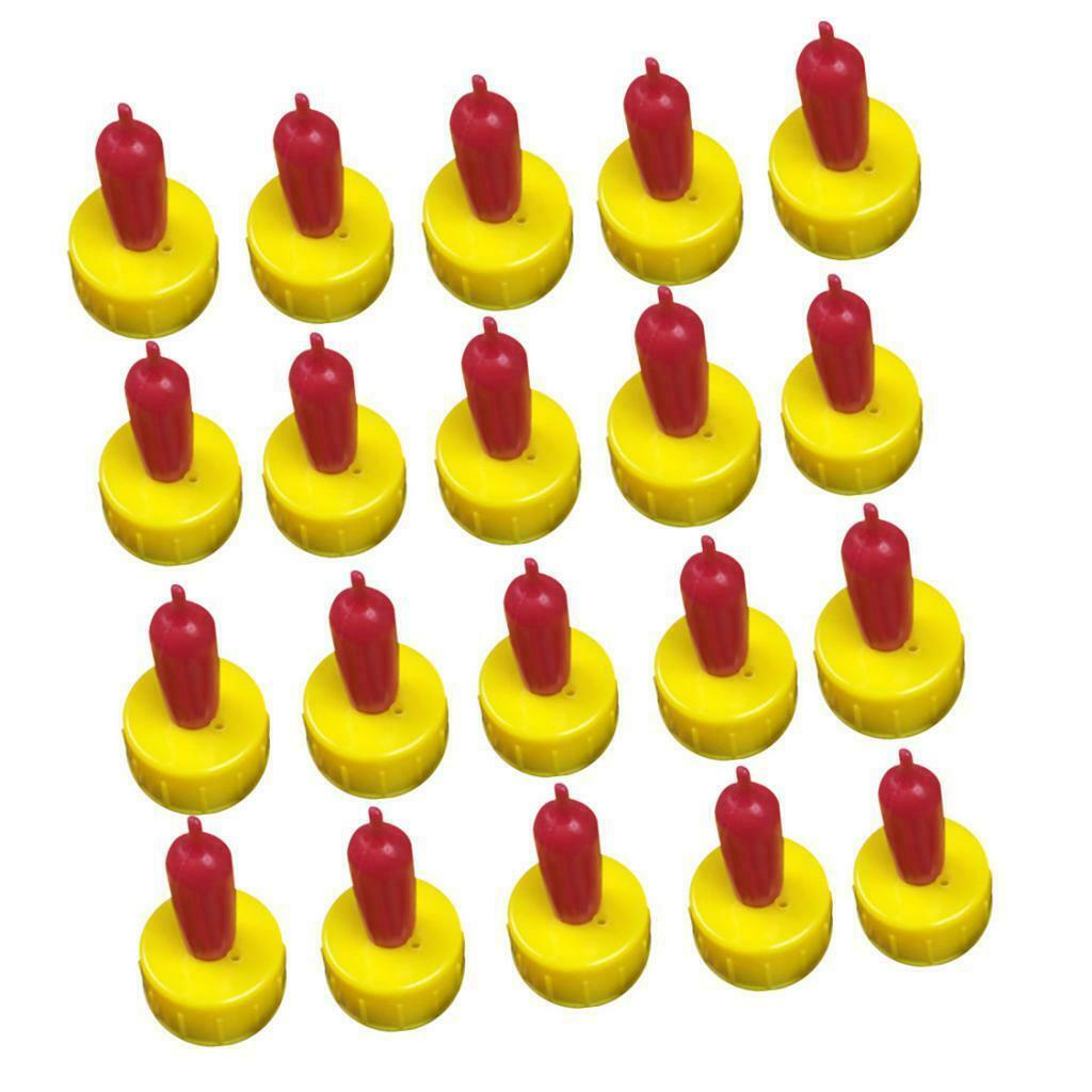 Pack of 20 Lamb Pet Nipple Teat Orphan Ewe Sheep Feeder Bottle Feeding Milk