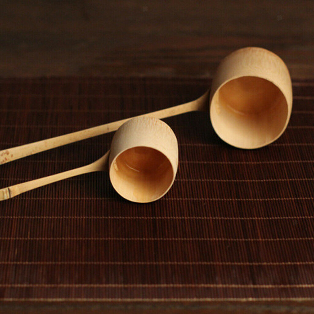 Japanese Tea Ladle Bamboo Water Ladle Water Dipper Soup Wine Scoop Spoon L+S