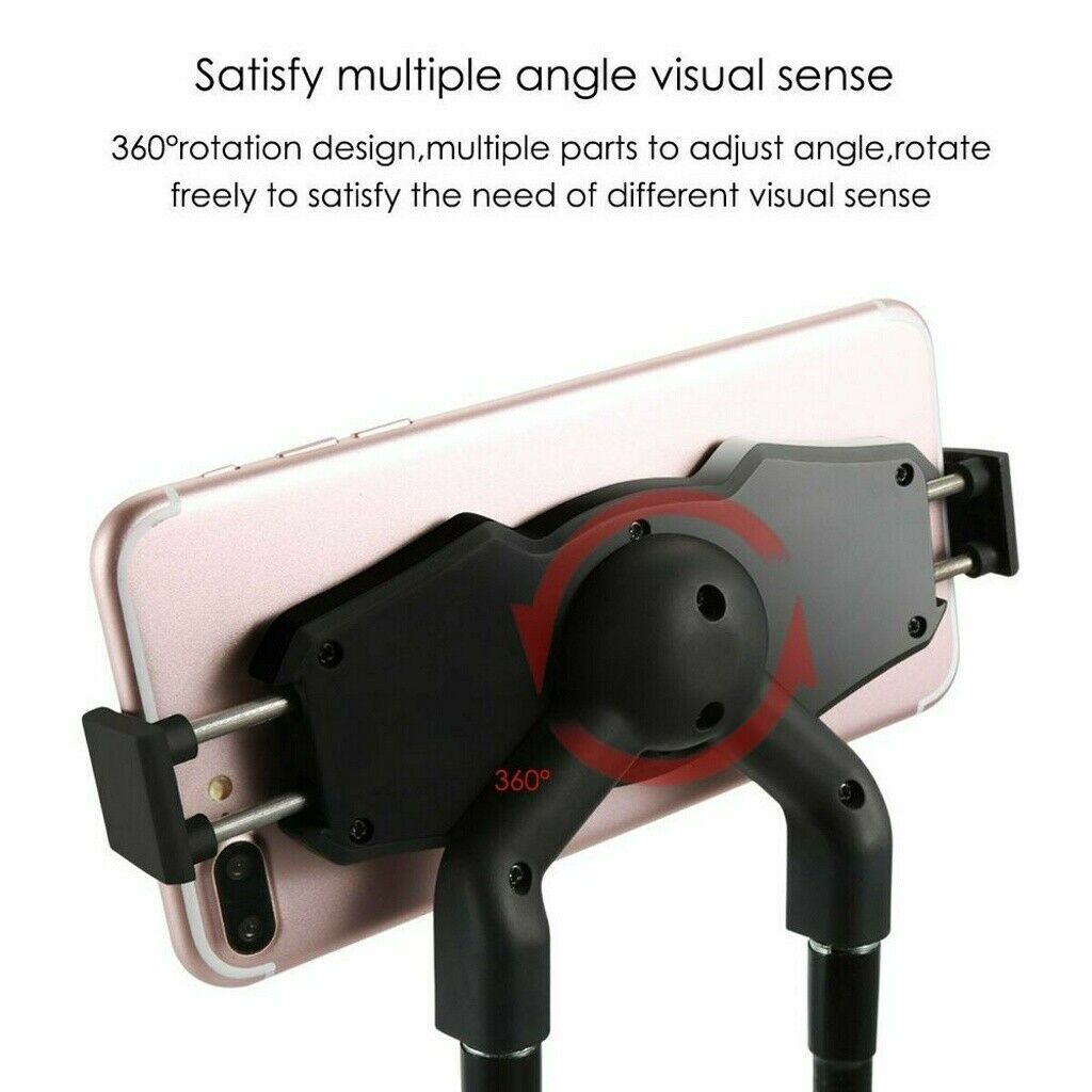 Flexible Lazy Bracket Mobile Phone Stand Holder Car Bed Desk For Smart Phones