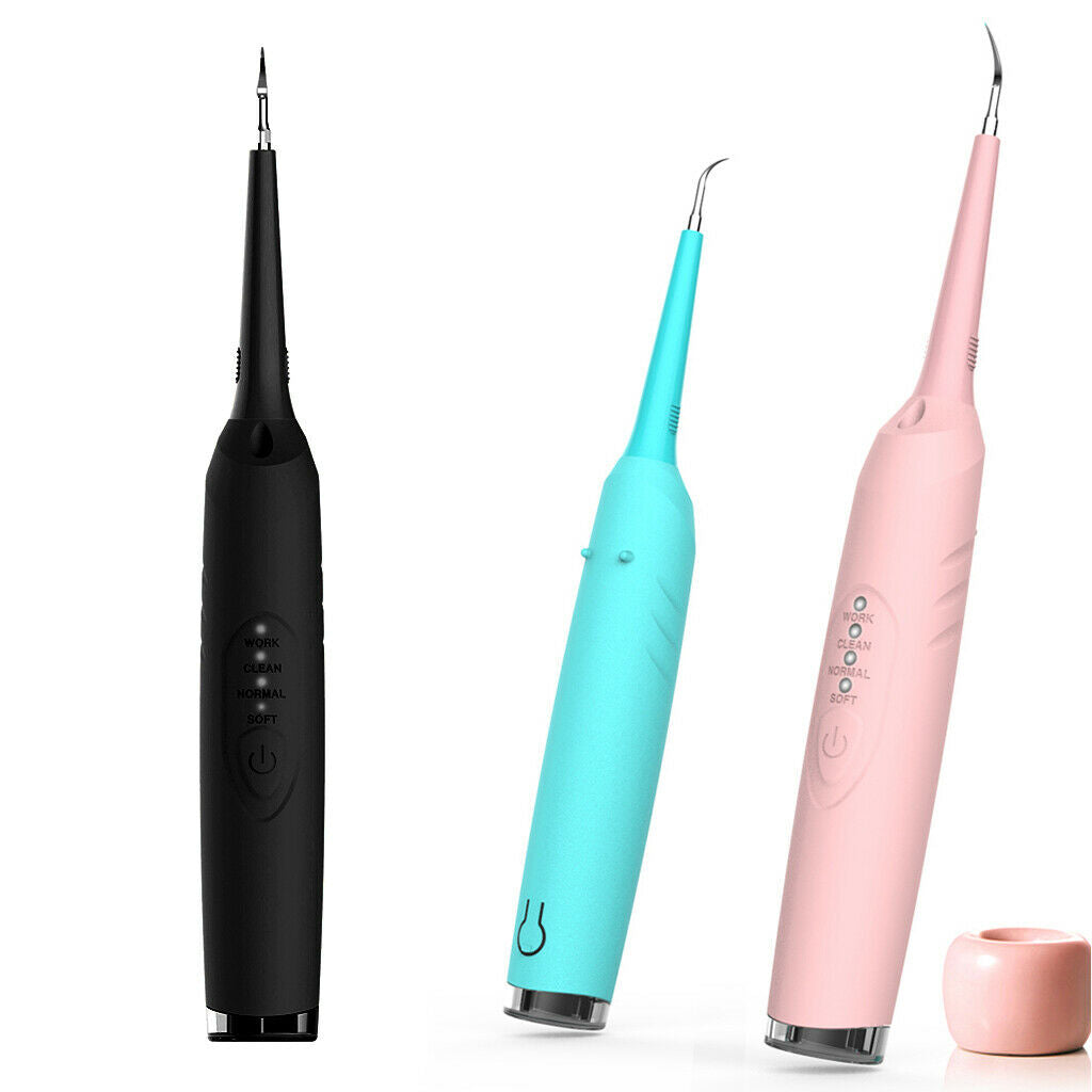 Electric Tooth Cleaner Floss Teeth Cleaning Oral Care for Men & Women Pink