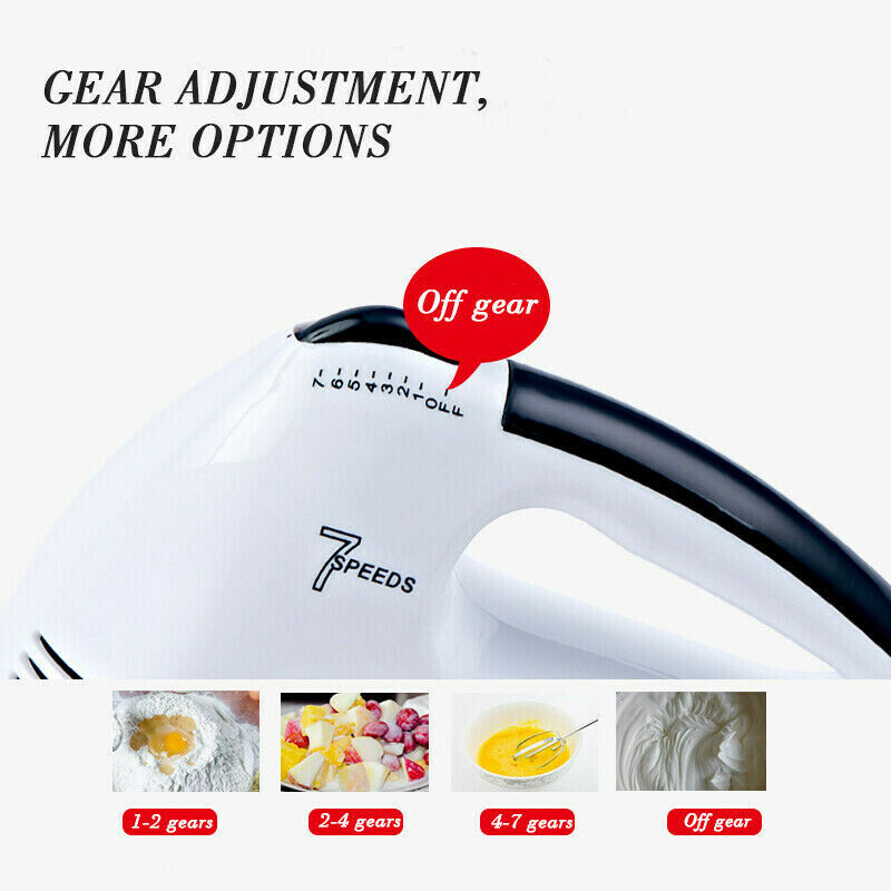 220V 100W 7 Speed Electric Egg Cake Stand Kitchen Mixer Dough Blender Beater
