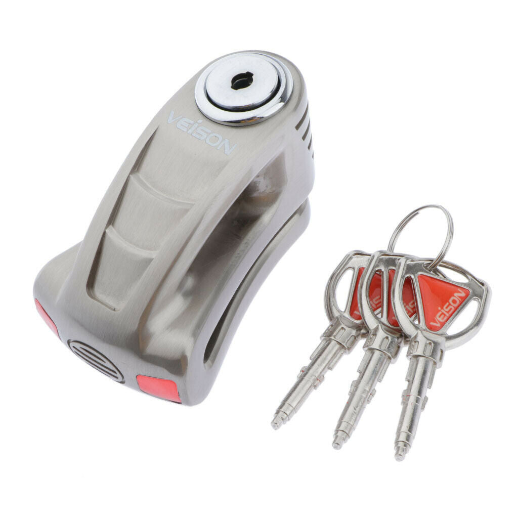 AluminumAlloy Waterproof Anti-theft Wheel Disc BrakeLock Motorcycle