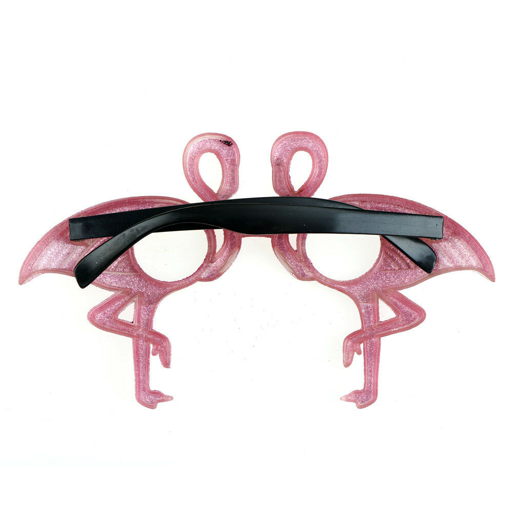 Glitter Flamingo Shaped Glasses Fancy Dress Up Frame Costume Gift Party S.l8