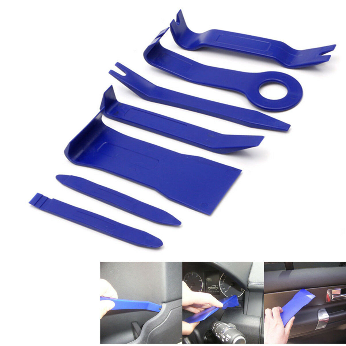 Practical 7 Pcs blue Automobile Audio Player Dismantle Installation System Tool