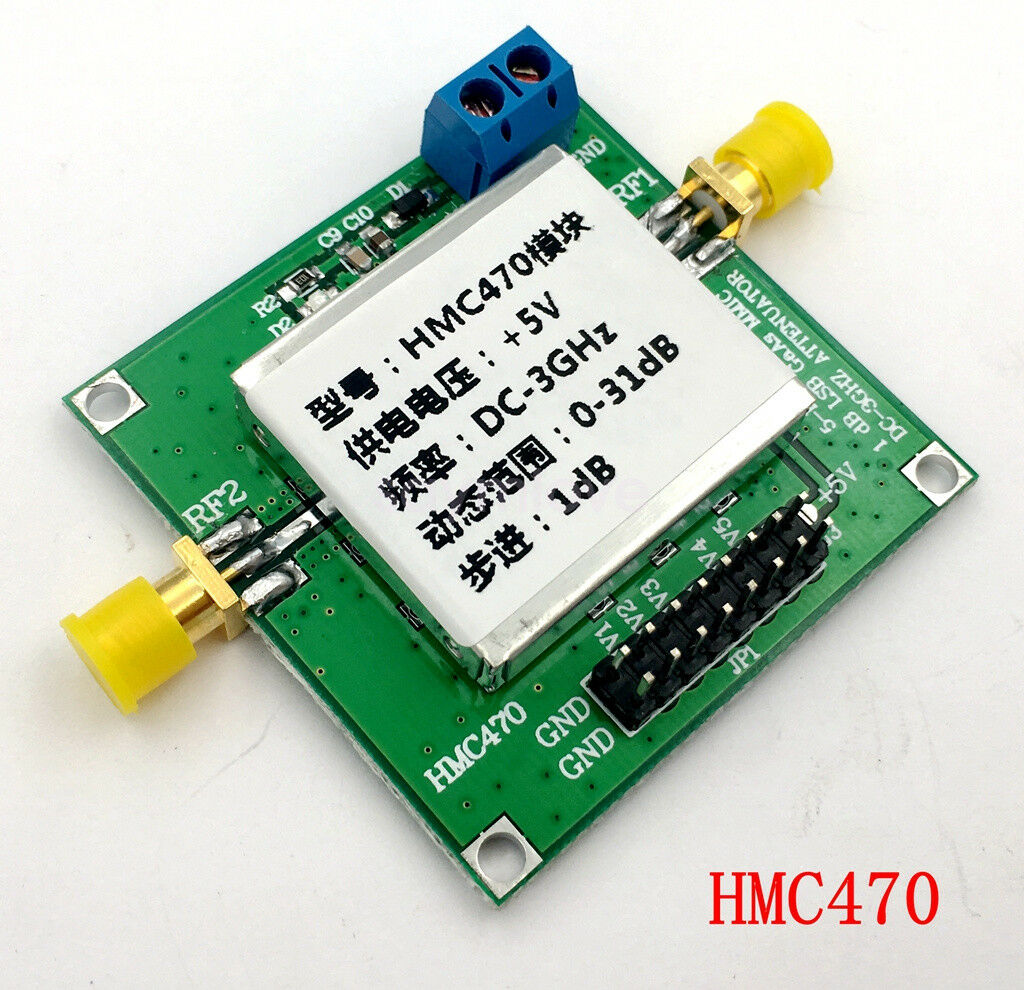 New HMC470 Digital RF Attenuator Module DC-3GHz 1dB Step to 31dB
