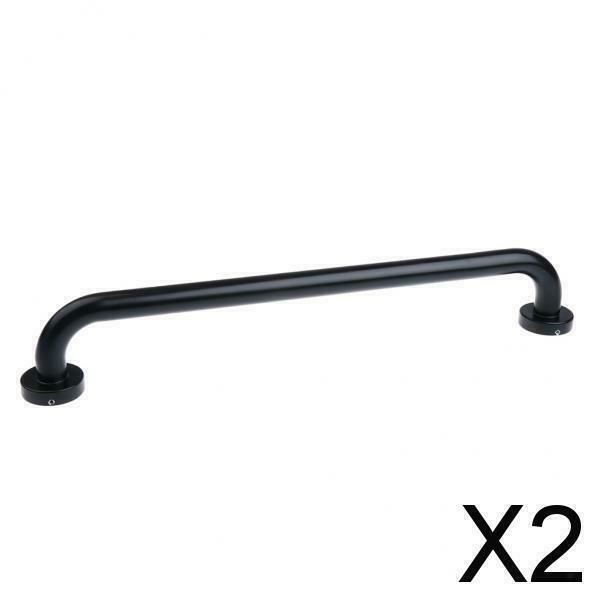 2X Alumimum Safety Bath Grab Bar Bathroom Shower Grip Tub Handle Wall Rail 40CM