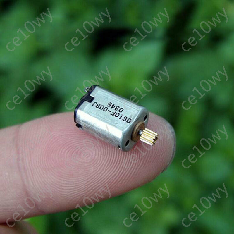 5x 3V DC Motor 35000RPM Metal Brushed K10 Micro Electric Motor with 0.2M 9T Gear