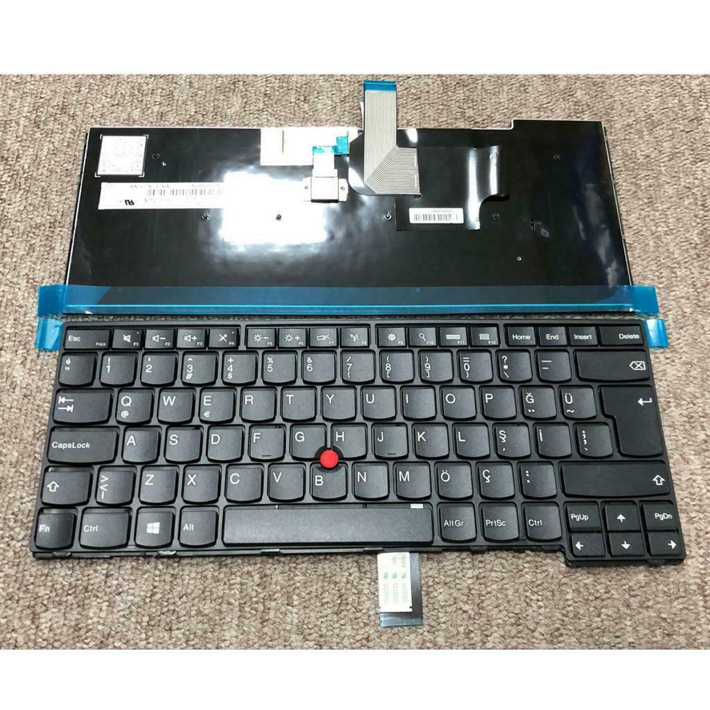 Black Plastic Turkey Layout Keyobard Assembly for Lenovo Thinkpad E431 PC