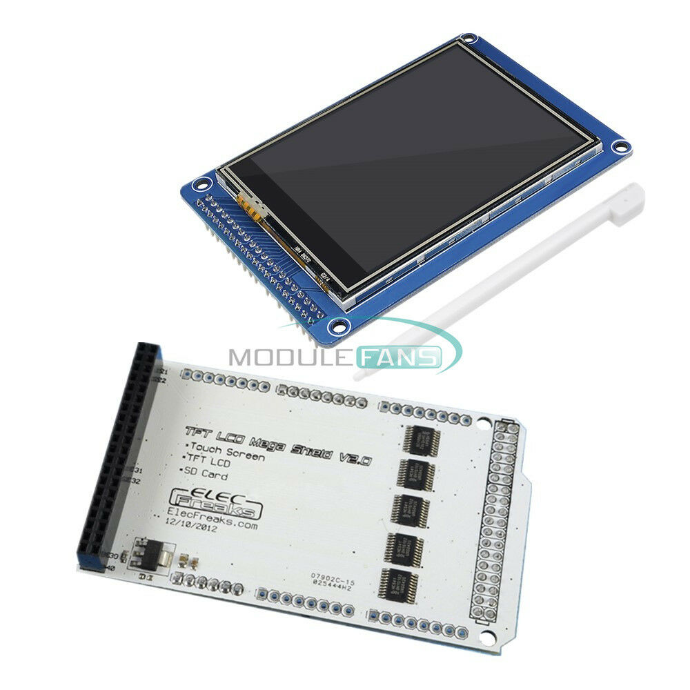 3.2" TFT LCD Module Touch Panel +TFT 3.2" LCD Shield Expansion Board For Arduino