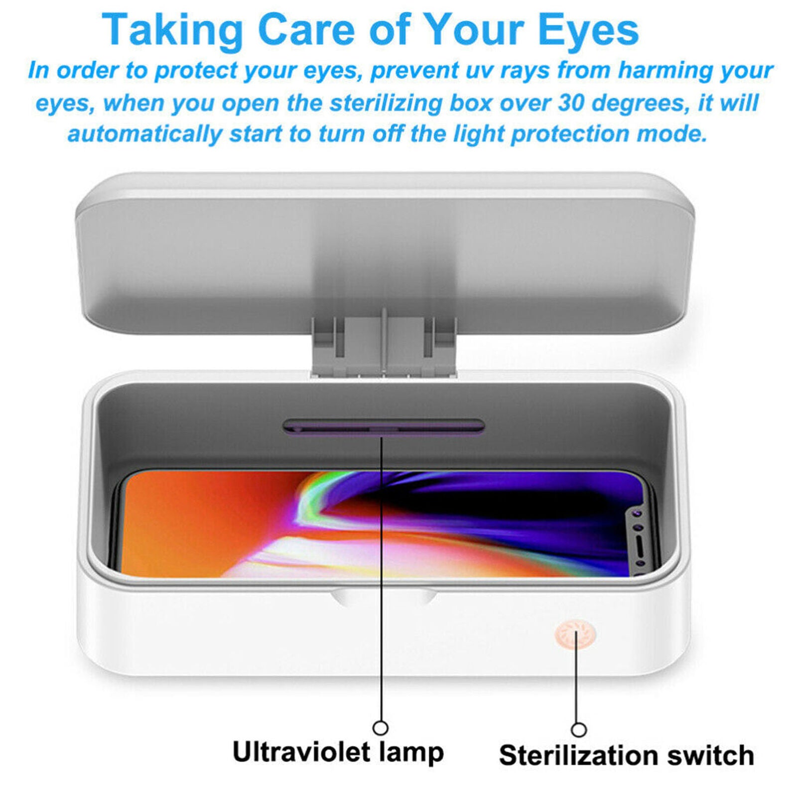 Multi-function UV Cell Phone Key Box