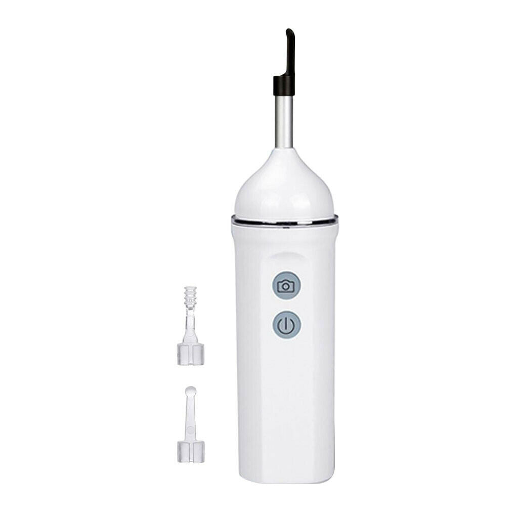 WiFi Wireless Visual Earpick HD Earwax Clean Tool Cleaning Scoop 5.3mm White