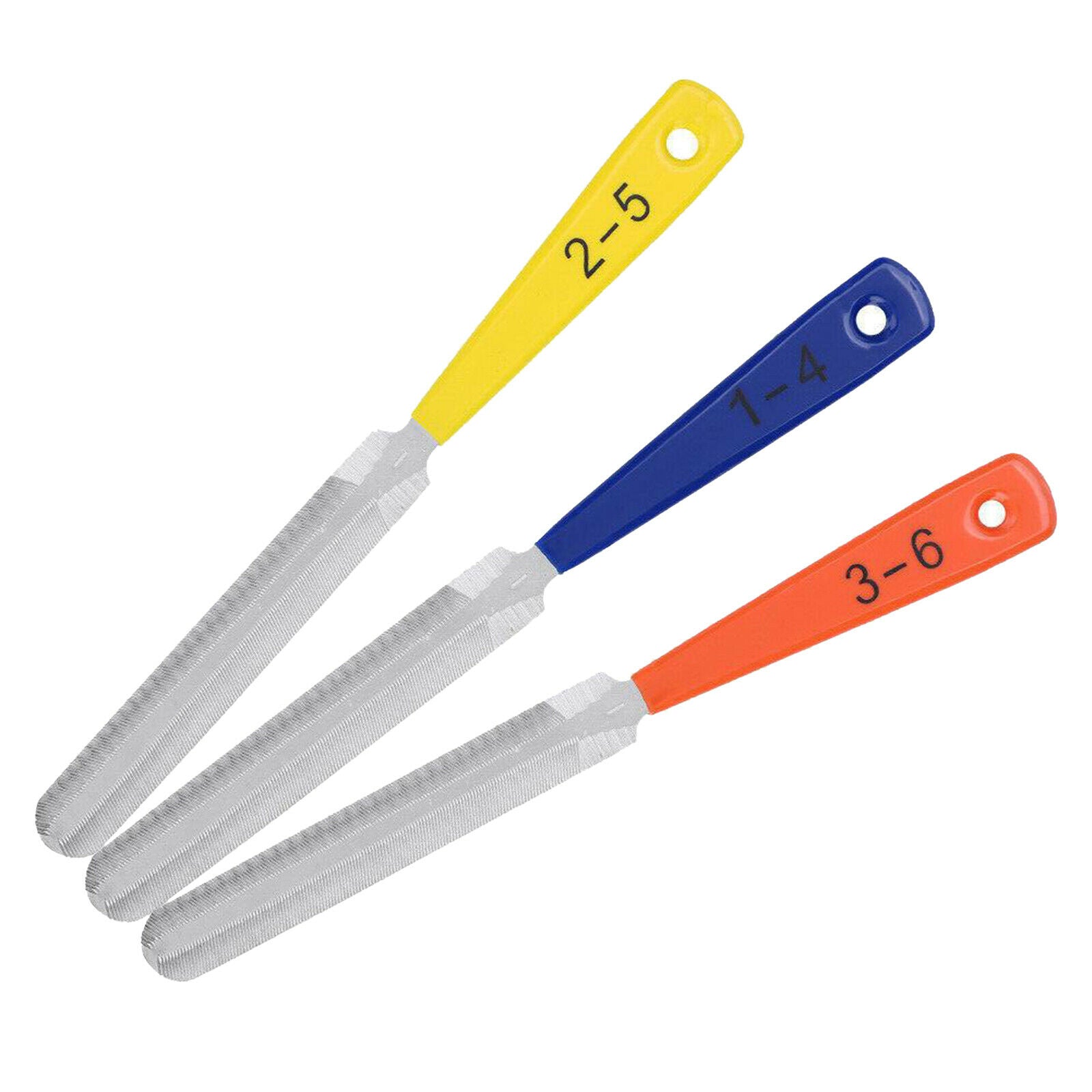 Guitar Nut File Set Double Edge Nut Slotting File for Electric Guitar Parts