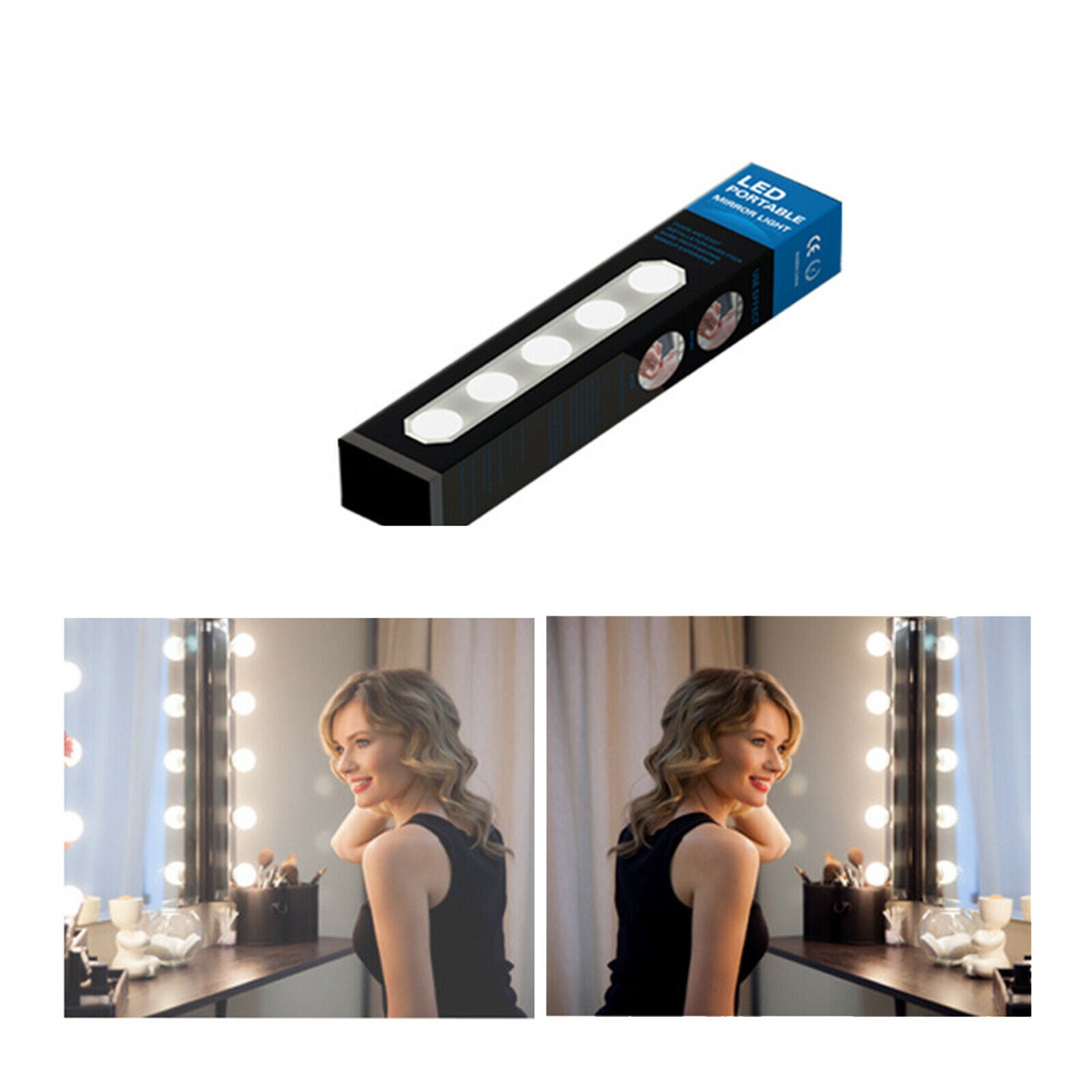 USB 5 Led Makeup Mirror Lights Mirror Strip Vanity Mirror Decoration Lights