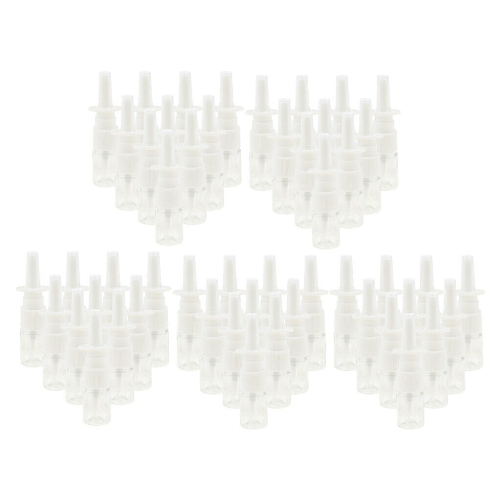 Pack Of 50 5ml Empty Nasal Spray Bottles
