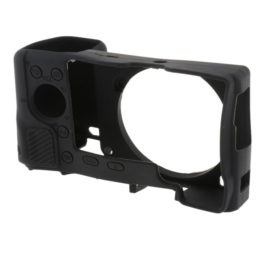 Rubber Protect Camera Body Case Soft Protector Cover for Sony A6000 Black