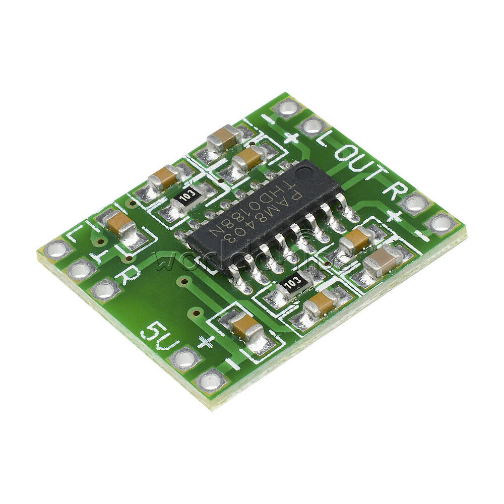 3Pcs Digital Amplifier Board Class D 2*3W USB Power Mini PAM8403 Audio Module
