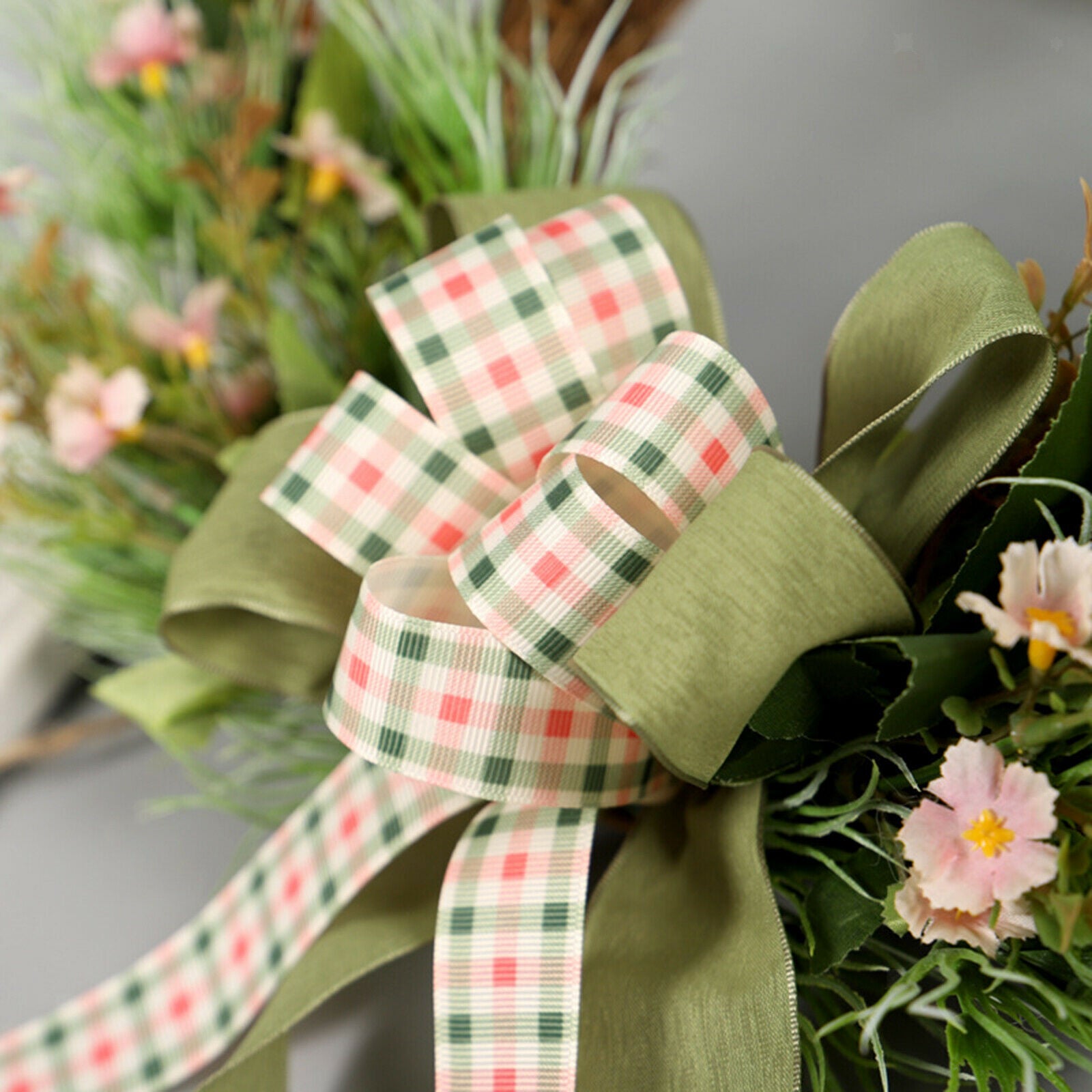 15.7'' Large Wreath Garland for Summer Front Door Window Wedding Decor