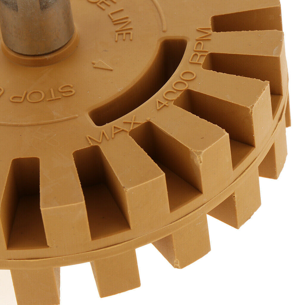 4'' Pneumatic Rubber Wheels w/ Connecting Rod Eraser Sanding Graphics Tool