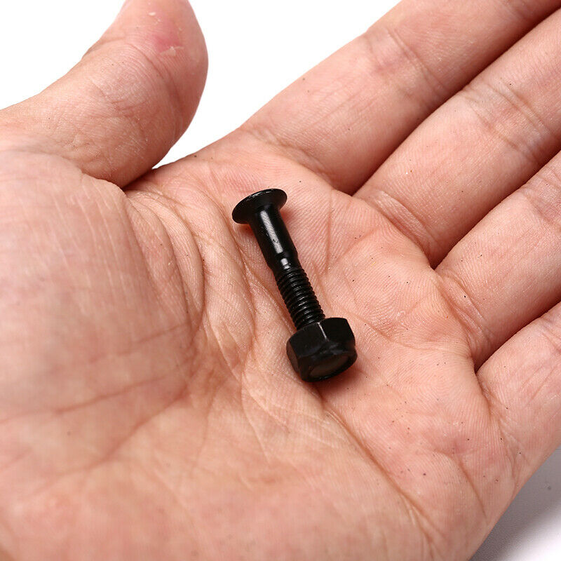 8Pairs Black Carbon Steel  27mm MS3302-1 Skateboard Screws ScooterAccesso.l8