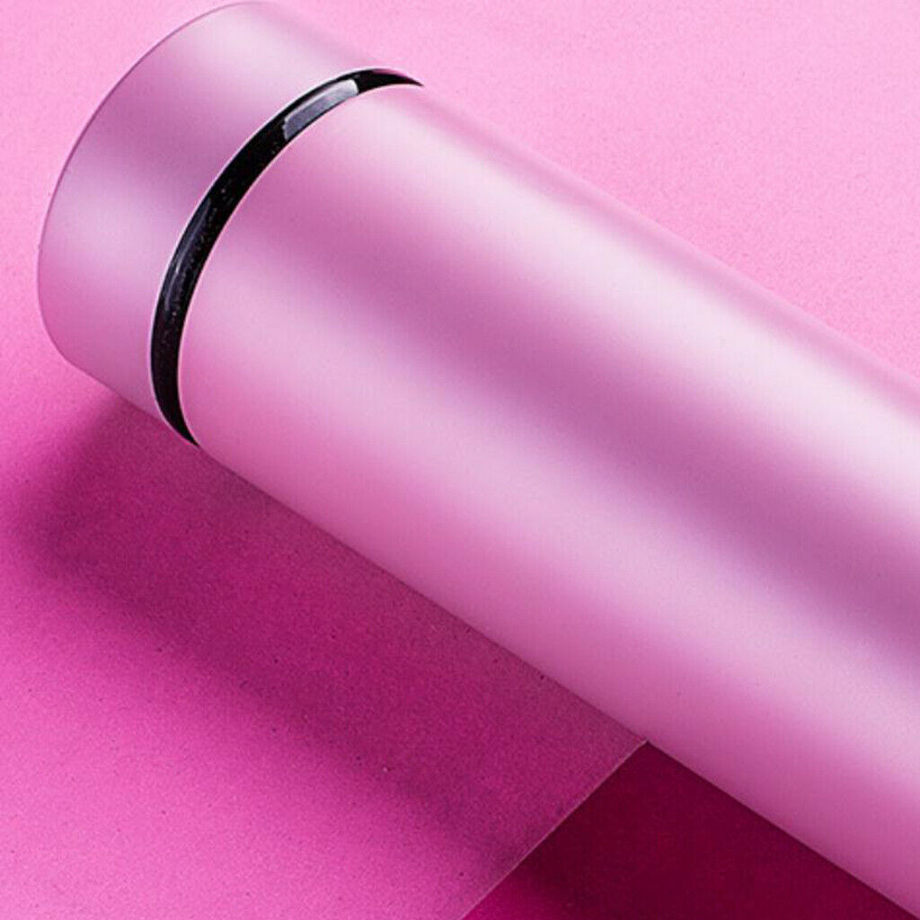 Stainless Steel Tea Water Coffee Flask Vacuum Cup Travel Mug Pink