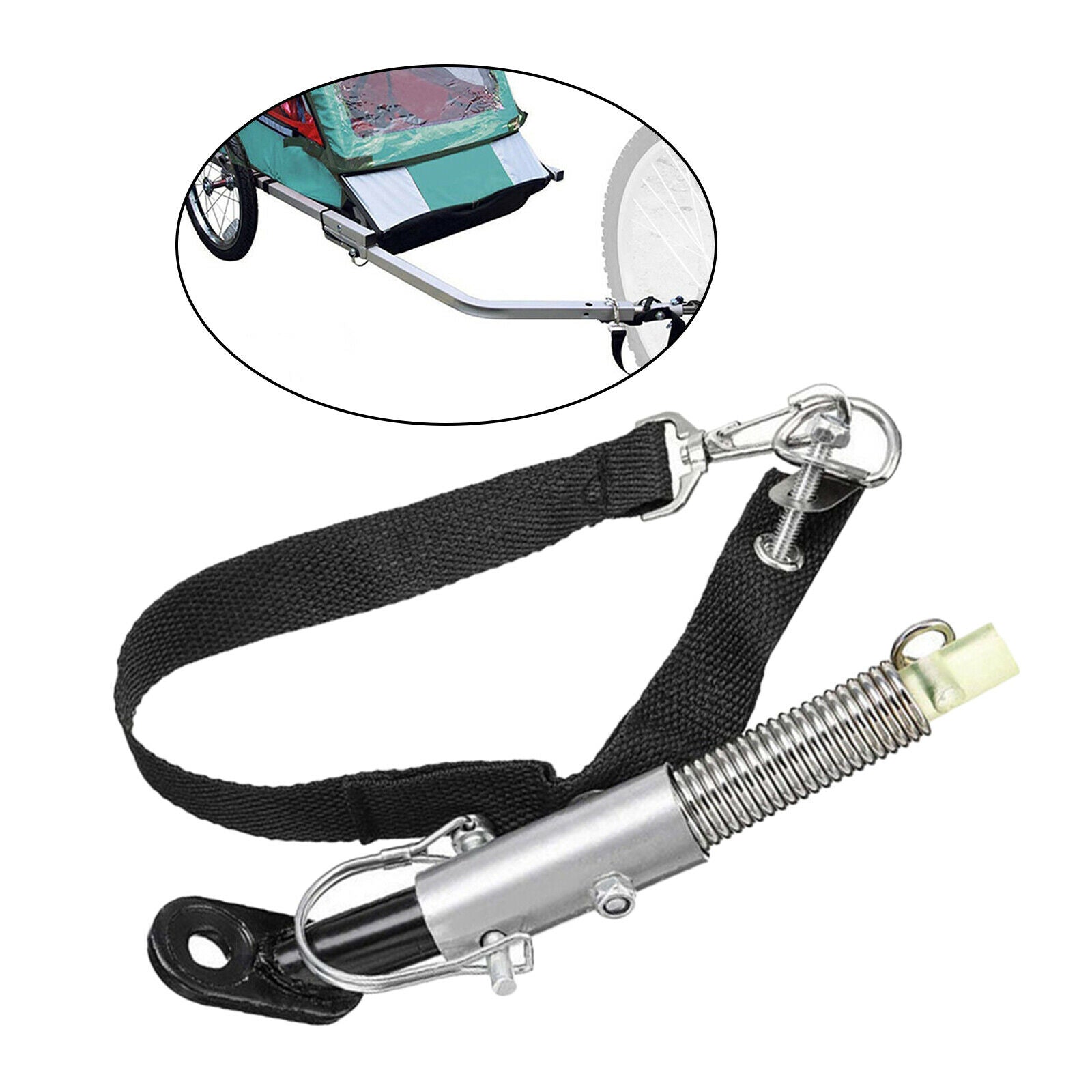 Bike Trailer Hitch Linker Connector Coupler Bicycle Trailer Carry Adapter