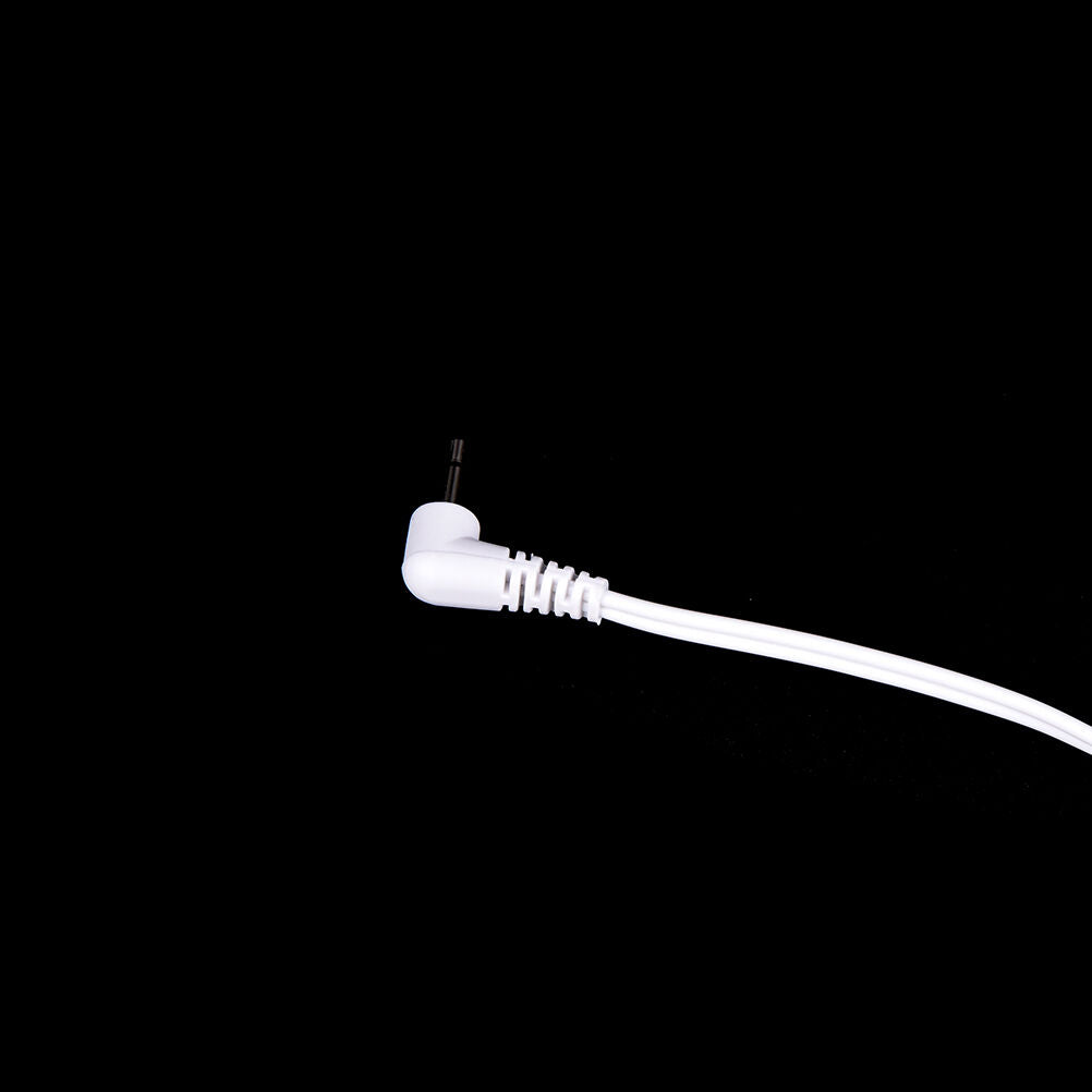 Electrode Lead Wires with 2 Ear Clips for Tens Machine Massager 2.5mm rsJ.l8