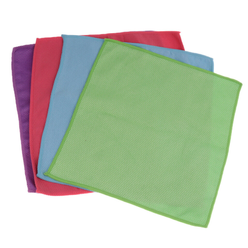 4 pcs Aquarium Fish Tank Plastic Cleaning Pad Wash Cleaning Towel Cloth