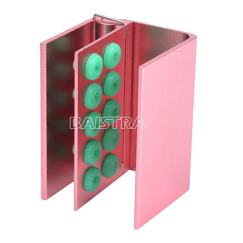 20 Kits Dental  Burs Holder Block 10 Holes with Silicon Cover FG RA Autoclavable