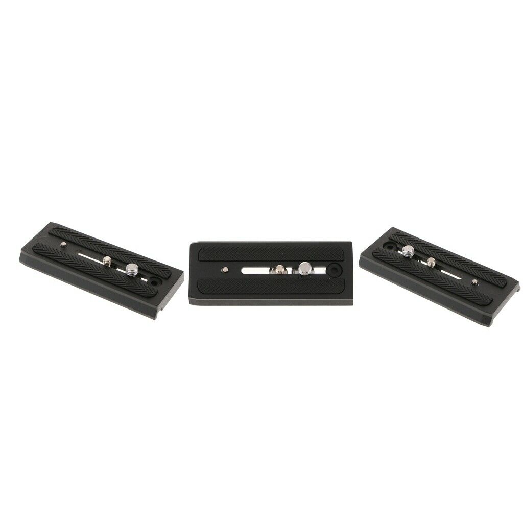 3 Packs 501PL Rapid Connect Sliding Dovetail QR Plate 120mm for Manfrotto