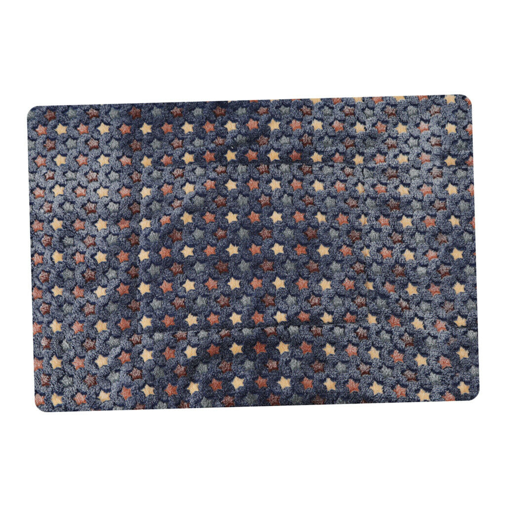 Flannel Dog Mat Nest Pet Cushion Puppy Sand Pad Pet Protector Pad Star Gray