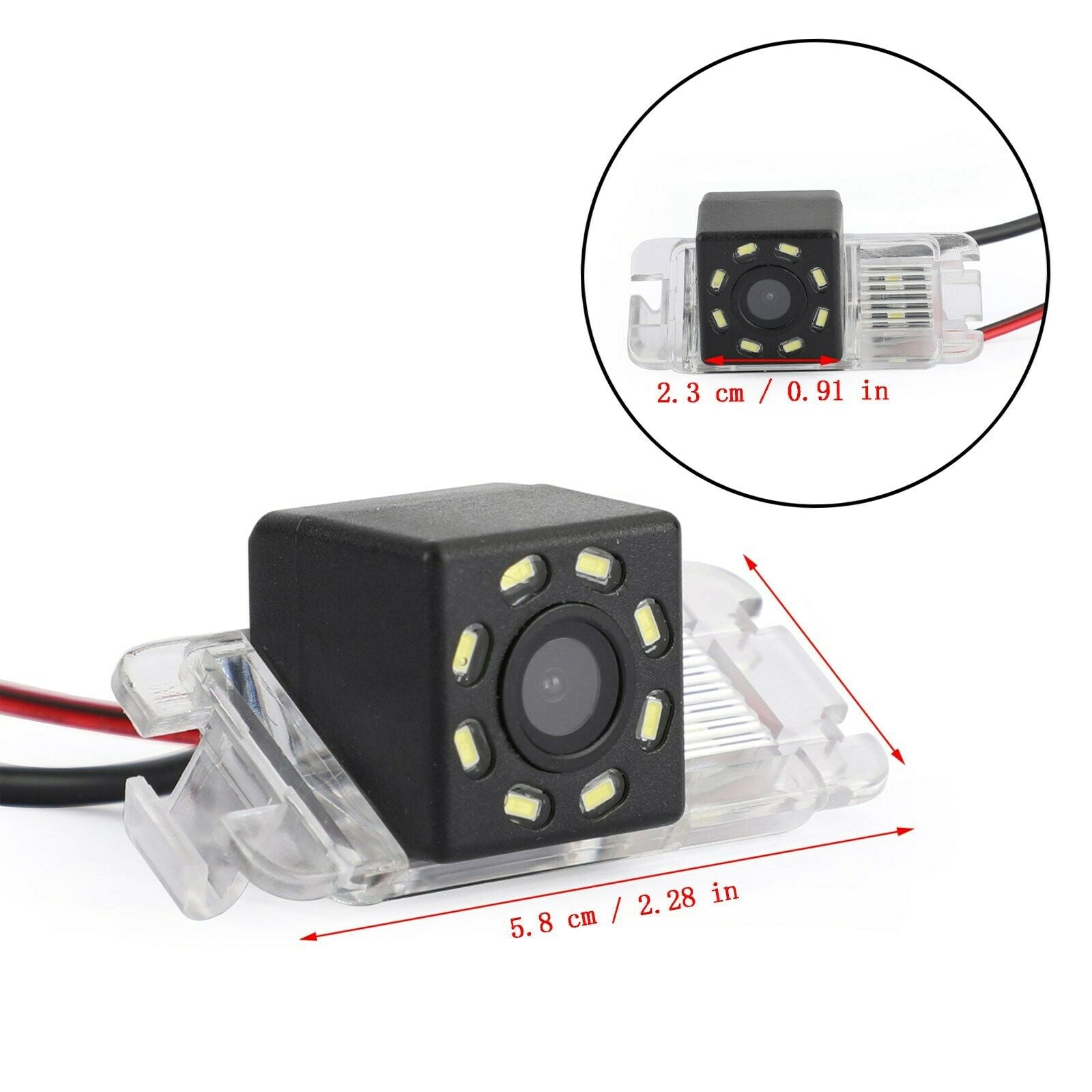 Car Rear View Camera CDD-8LED for FORD MONDEO/FIESTA/FOCUS HATCHBACK/S-Max/KUGA/
