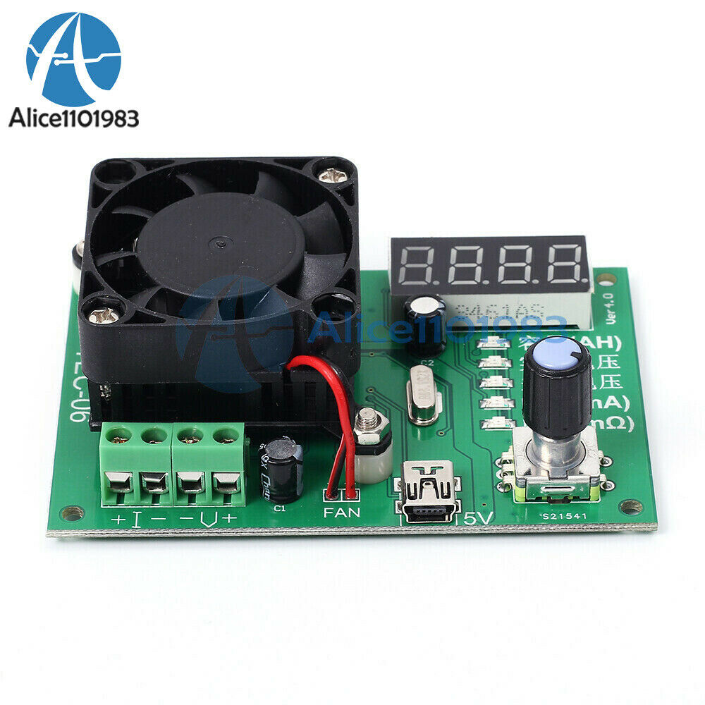TEC-06 Battery Capacity Tester 16W Electric Load Max 500AH LED Display w/ Fan