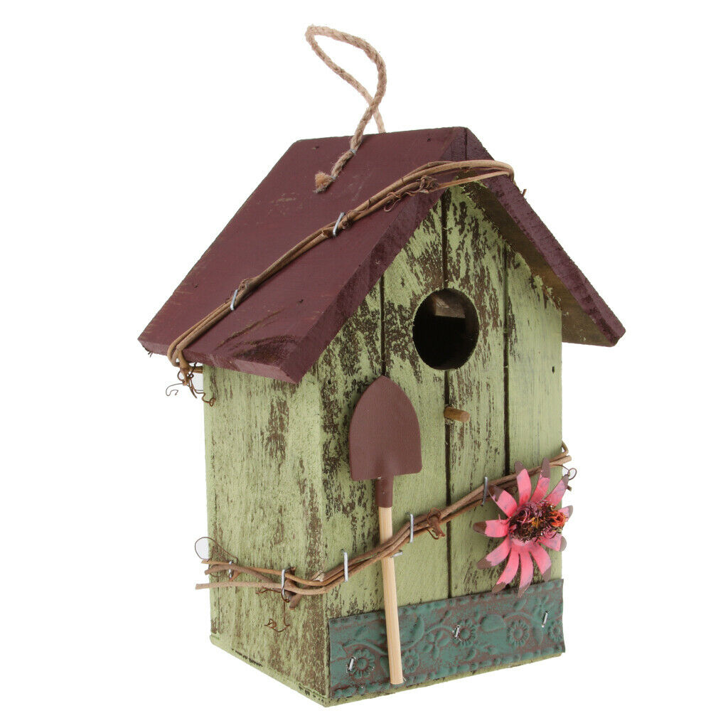 Wooden Arts and Crafts Country Cottages Bird House Parrot Comfort House E