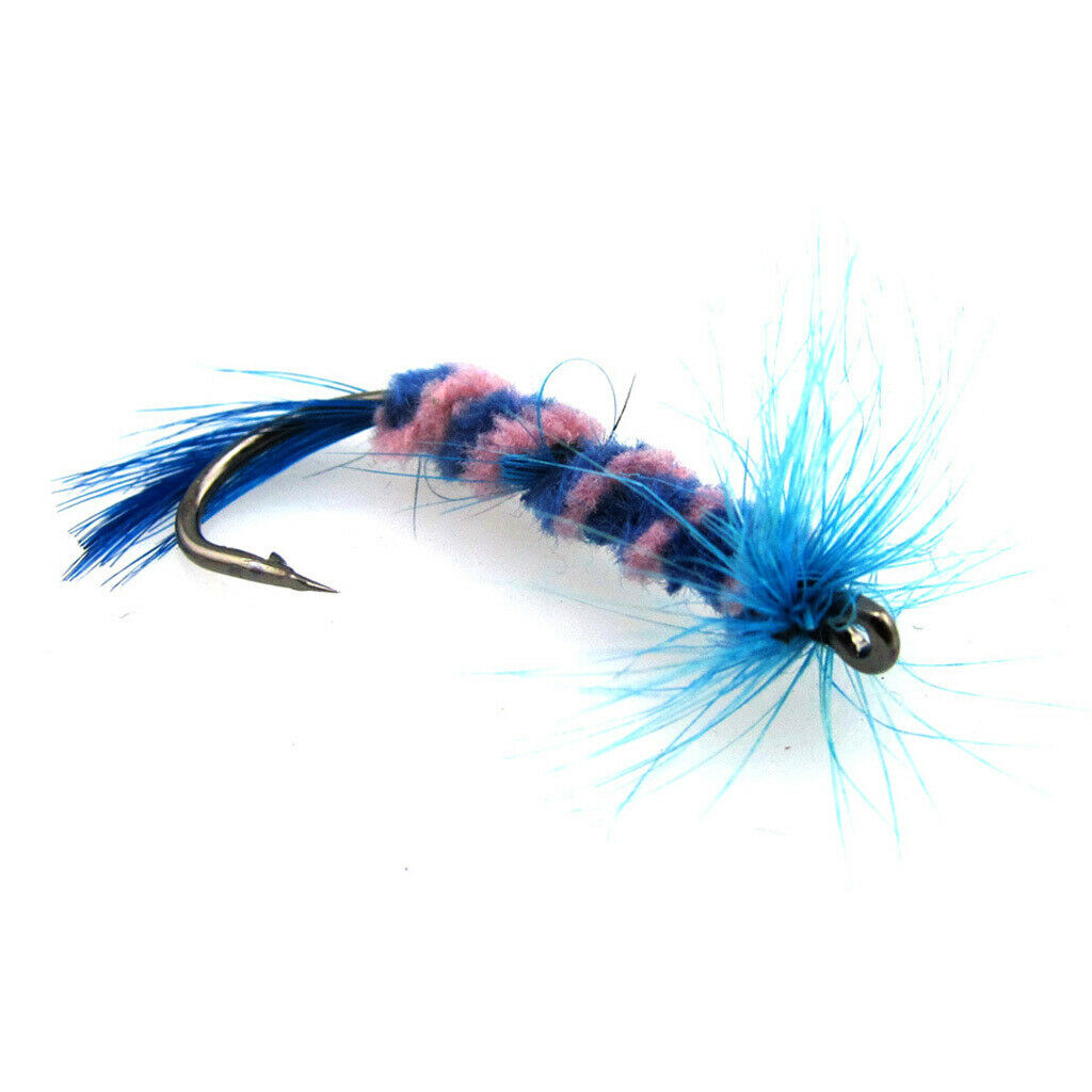 12 Pcs Fly Fishing Flies Set Artificial Insects Wet Spiders Flies