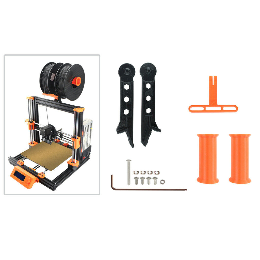 Filament Bracket for 2 Spool Filament Support Holder for PLA ABS Nylon Wood