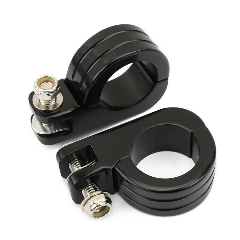 Motorcycle 1 1/4" 32mm Engine Crash Highway Bars Footpeg P-Clamp Mounting kits