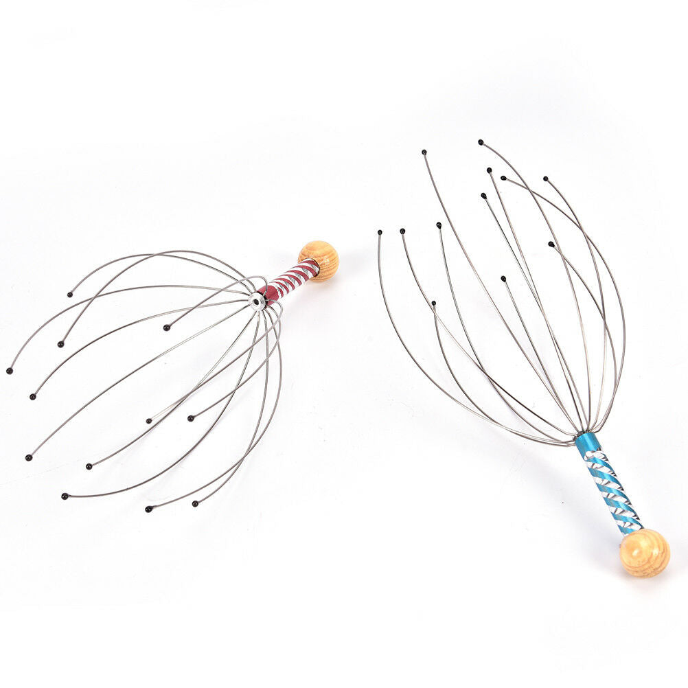 New Head Neck Scalp Massager Massage Tool Stress .l8