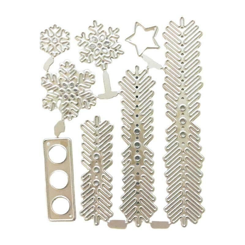 Snowflake Die Cuts Stencil Delicate Snowflake Carbon Steel Cutting Die Template