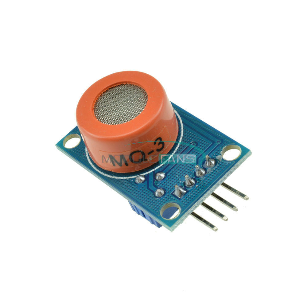 2PCS MQ-3 Alcohol Sensor Module Breath Gas Detector Ethanol Detection  Arduino