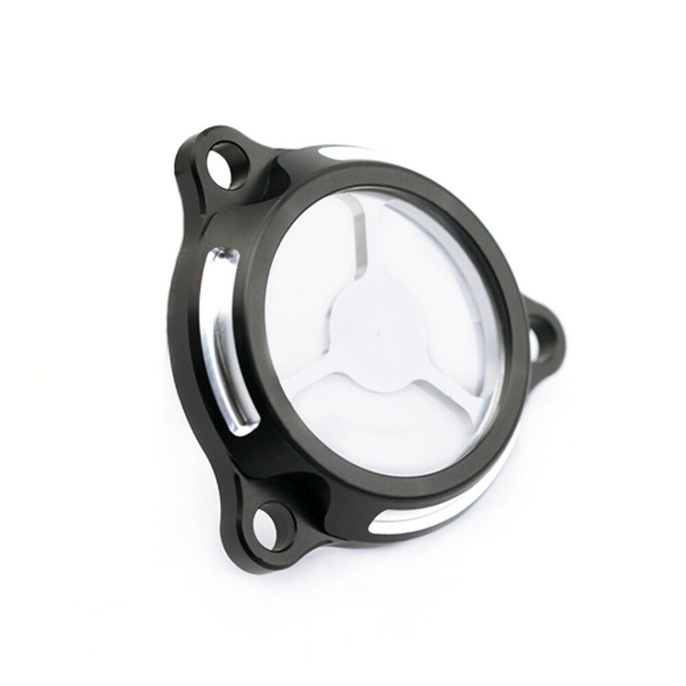 Black CNC Engine Oil Filter Cover Cap For SUZUKI DRZ400S/SM 2000-2021 Dirt Bike