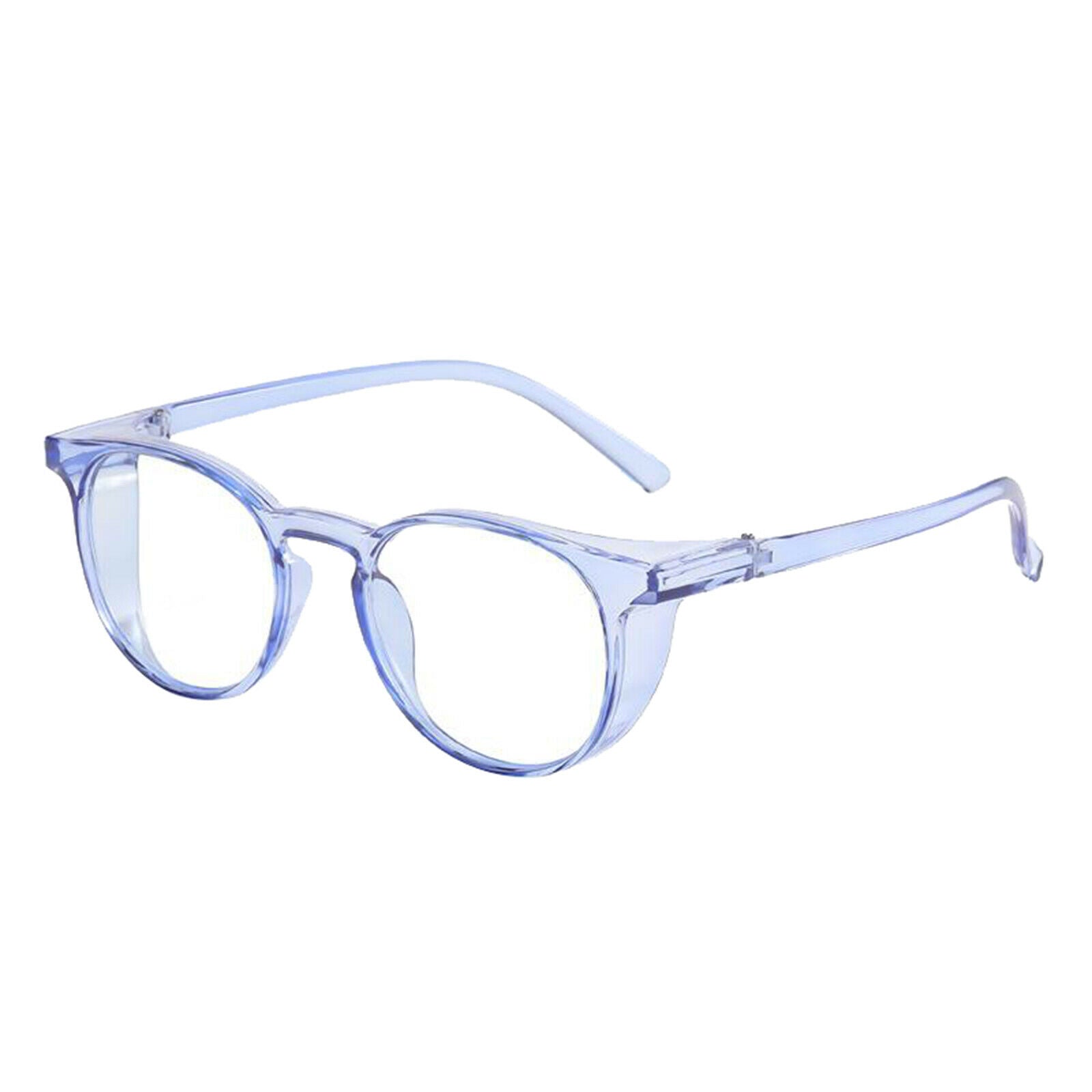 Safety glasses with clear anti-fog all-round HD lenses jobs blue