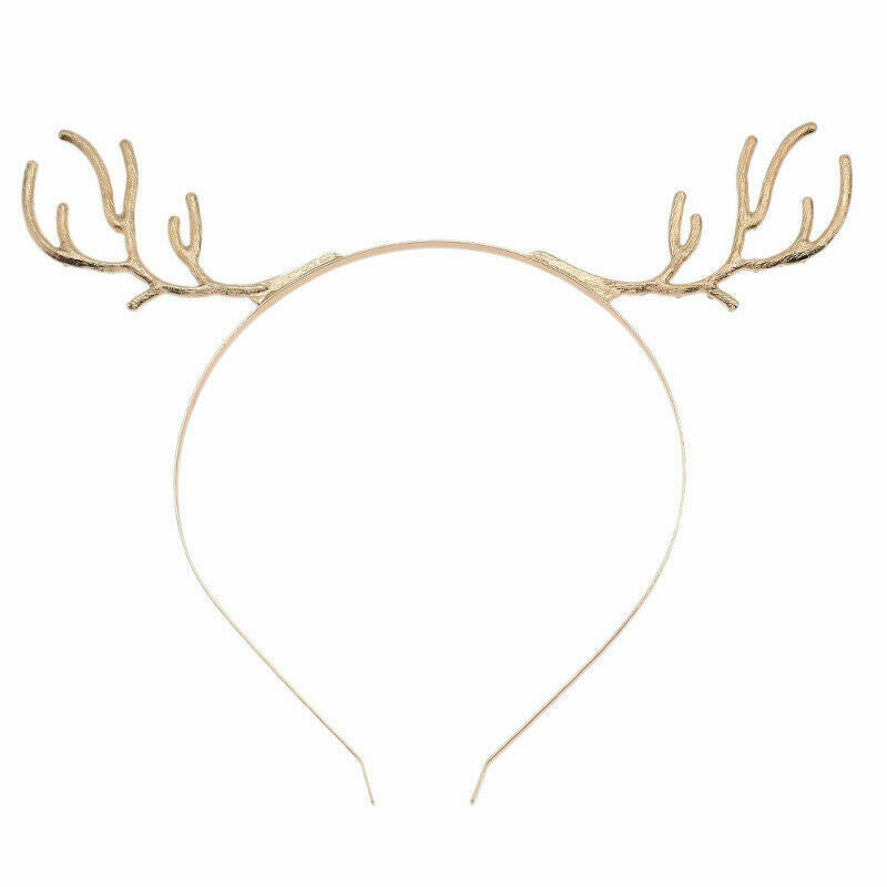1pc Rhinestone Antler Elk Horn Headband Hair Clasp Hoop Hair Accessories Gift